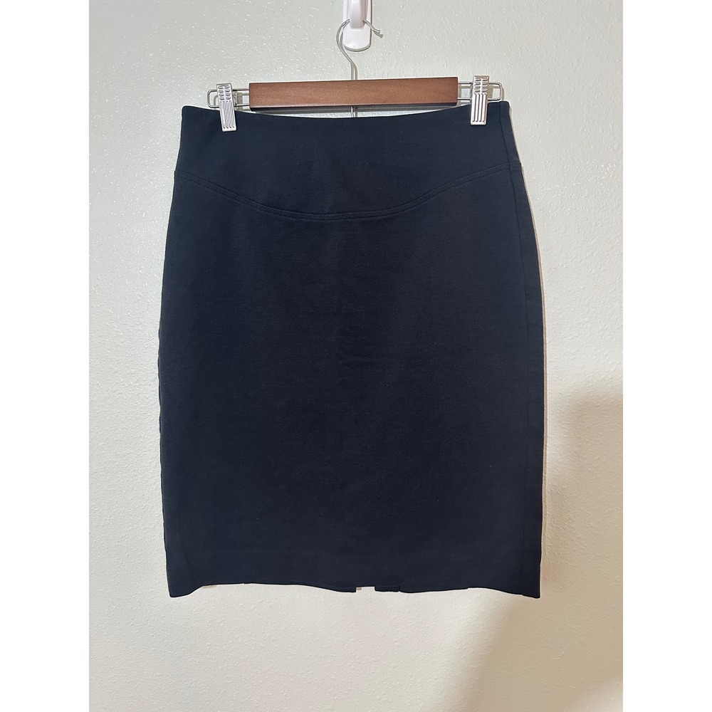 Michael Kors Black Ponte Knit Pencil Skirt Career Wear Size 4